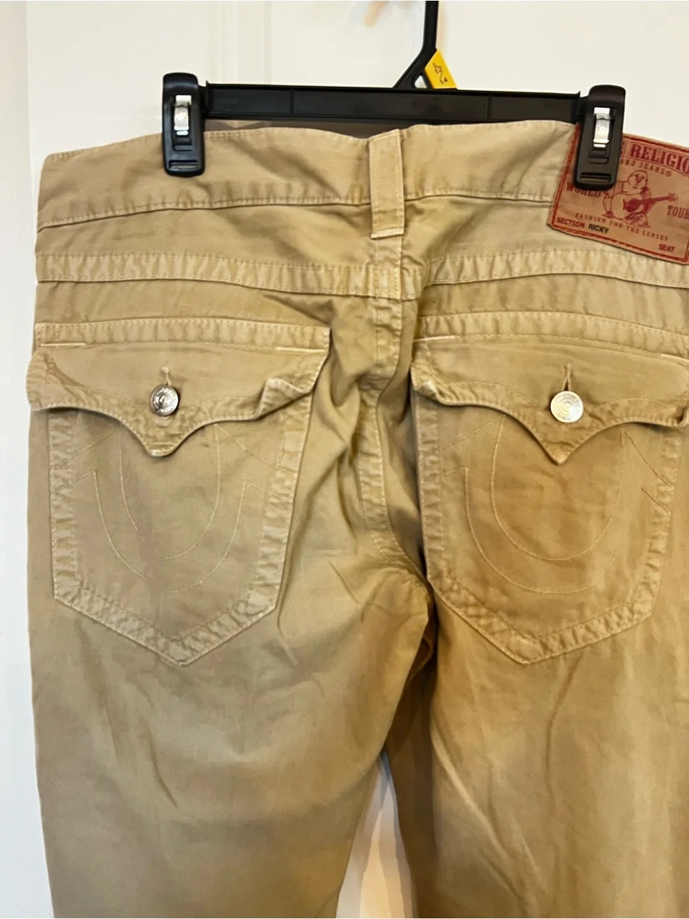 True Religion Men's Bootcut Jeans in Khaki